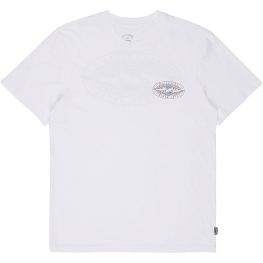 2026 Billabong Mens Diamond Vision T-Shirt EBYZT00619 - White